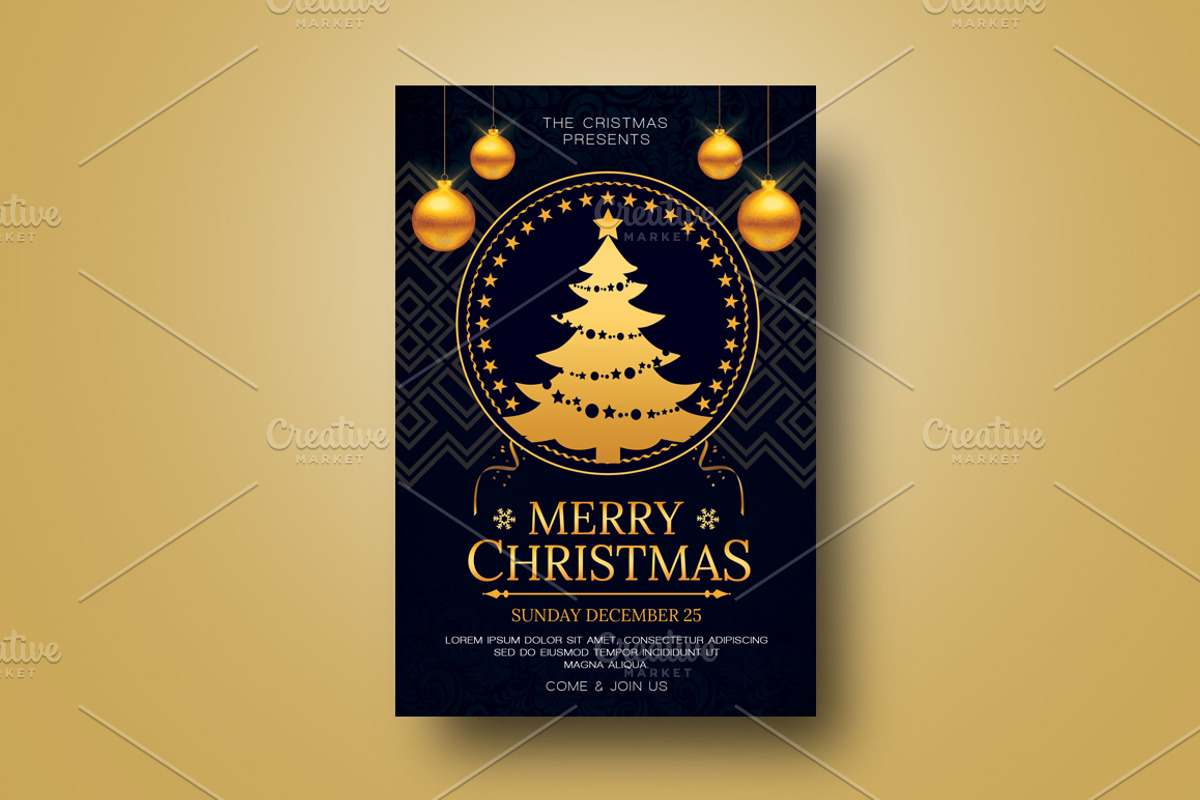 Merry Christmas Flyer, a Flyer Template by AyumaDesign (Photo 2 of 3)