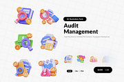 Audit Management 3D Illustration, an Object 3D Model by nixxdesign (Thumbnail 1 of 5)