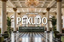 Pexudo - Modern Luxury Serif Font