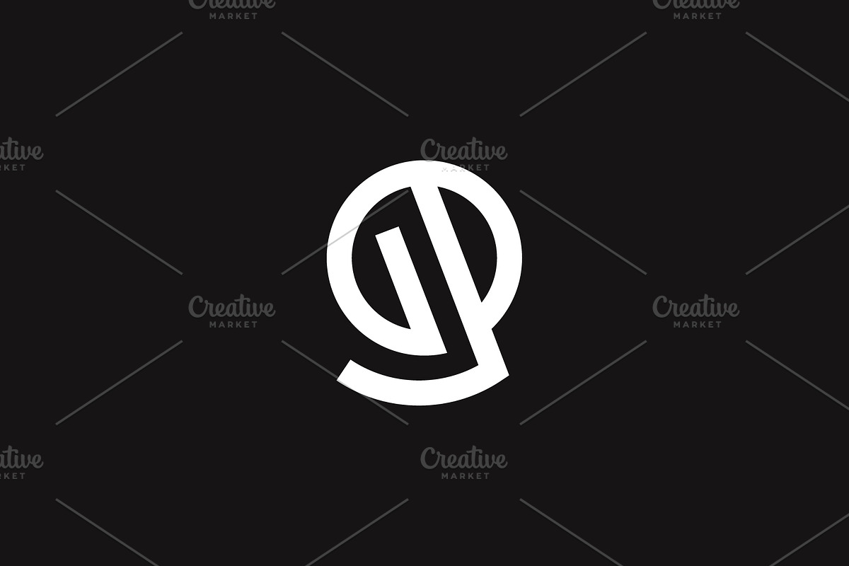 letter g and o logo design template, a Branding & Logo Template by Amadul11 (Photo 1 of 5)