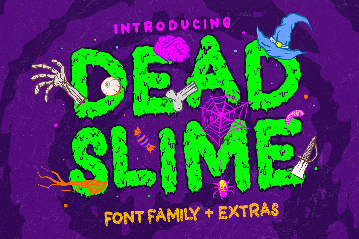 Dead Slime Font + Extras