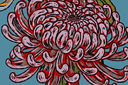 Chrysanthemum Floral Folk Motif, a Pattern Graphic by NayaChu (Thumbnail 8 of 9)