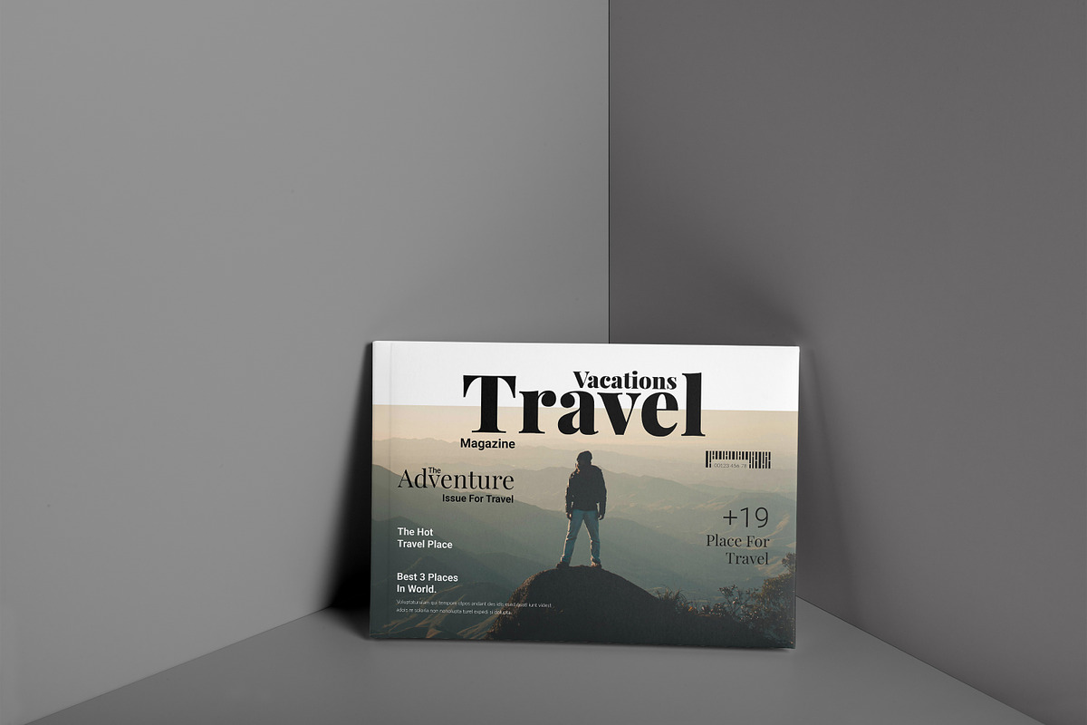 Travel & Vacation Magazine Landscape preview 4