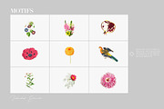 Paradise Florals Prints & Motifs, a Pattern Graphic by TSTUDIO (Thumbnail 6 of 13)