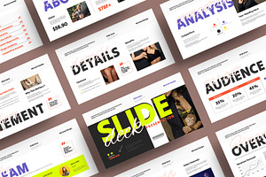 Modern Slide Deck Presentation, a Presentation Template by MightyDesign
