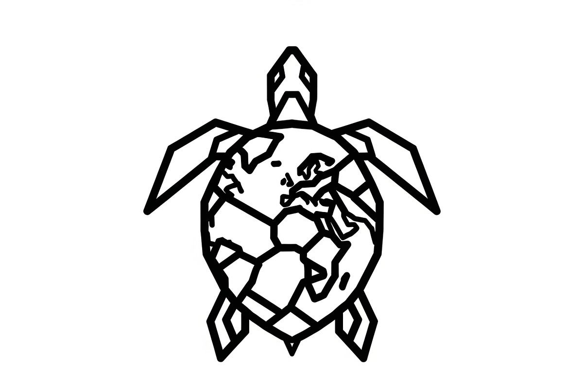 World Map Sea Turtle Bundle, an Illustration by Gaye Art (Photo 5 of 31)