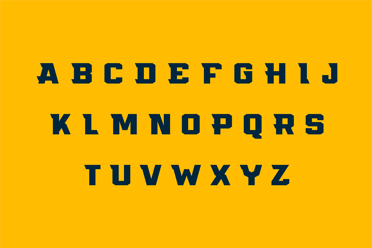 Colossal Sports Font Bundle, a Serif Font by Studio One Four (Photo 27 of 31)