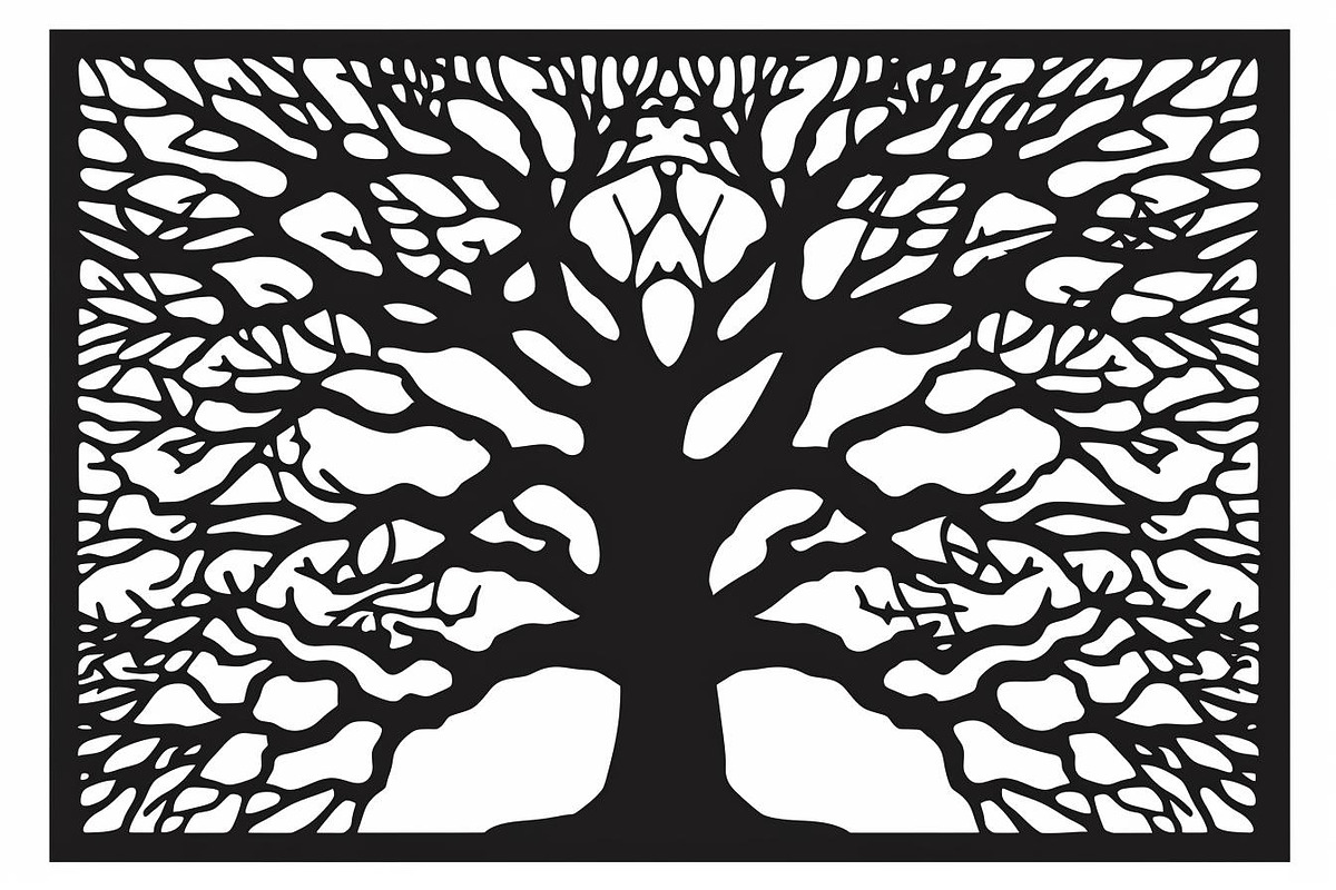 Tree Branch Laser Cut Panel Bundle, a Graphic by jahid234 (Photo 5 of 11)