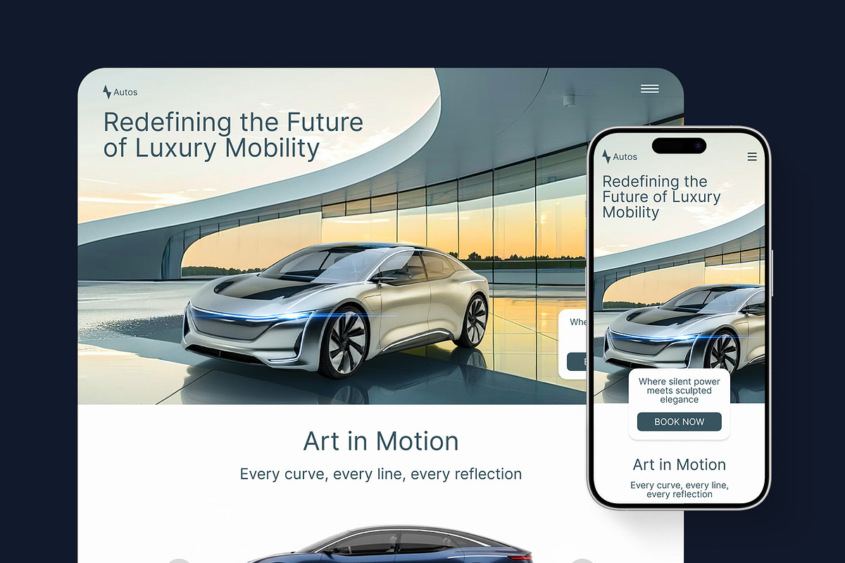 Electric Car Figma Landing Page, a Landing Page Template by Supanium Studio (Photo 1 of 5)
