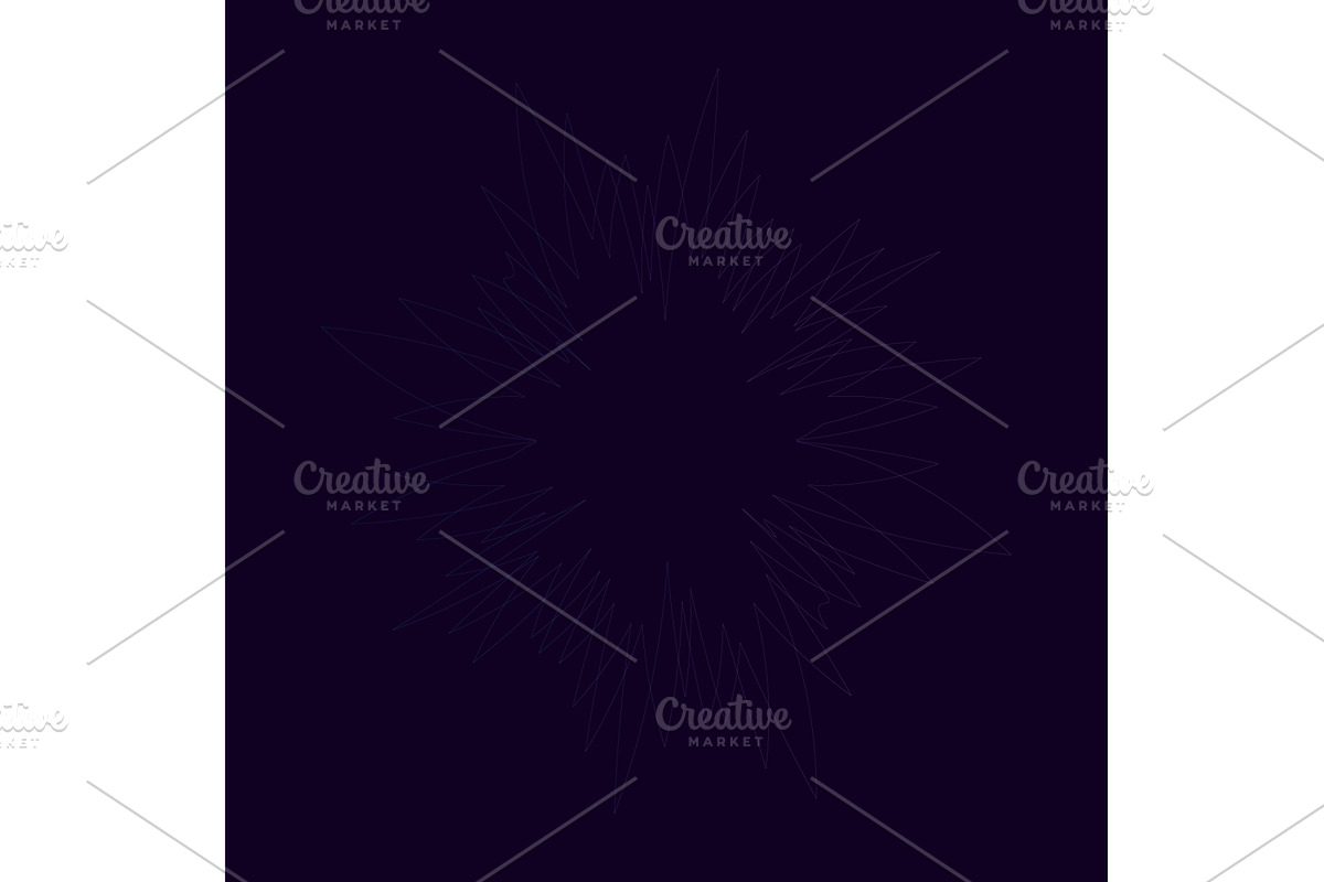 Vector music sound waves, an Illustration by Things for designers