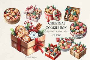 Christmas Cookies Box