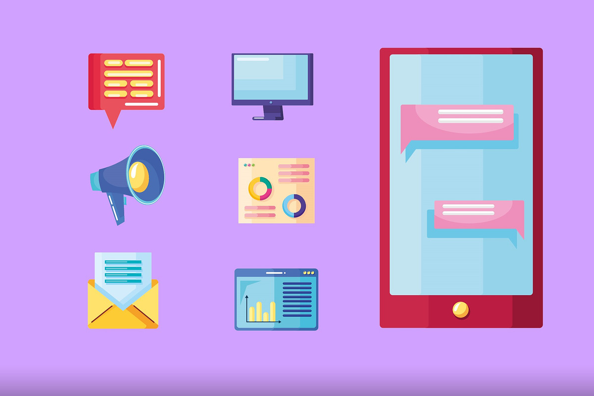 Marketing Strategy Icon Set, a Templates & Theme by studiogstock (Photo 3 of 3)