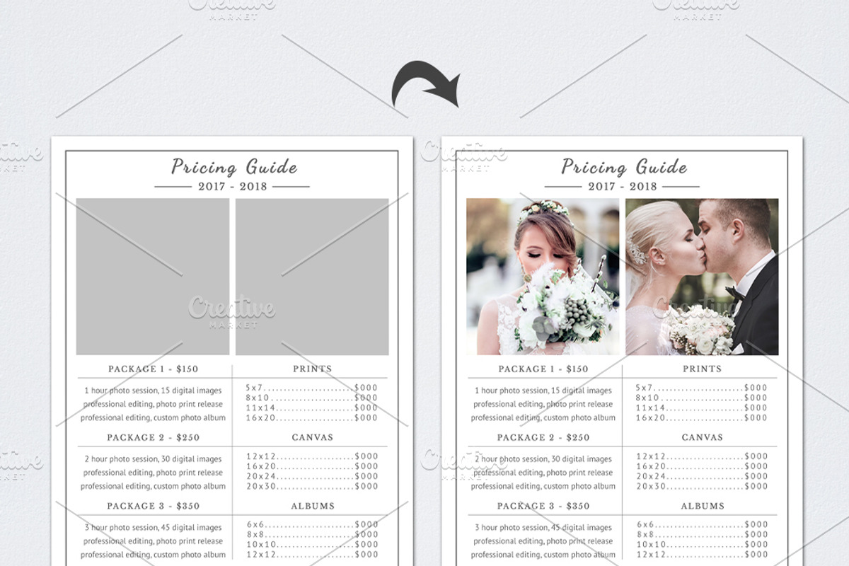 Photography Pricing Guide Template, a Flyer Template by NM-Design-Studio (Photo 4 of 4)