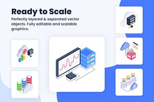 Technology Icons - 500 Isometric