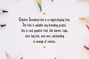 CHILDREN SRONDENG, a Handwritten Font by QR Design Studio (Thumbnail 4 of 7)