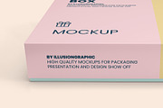 Square Box with Lid Mockups 10 Views, a Packaging Mockup by Illusiongraphic (Thumbnail 17 of 21)