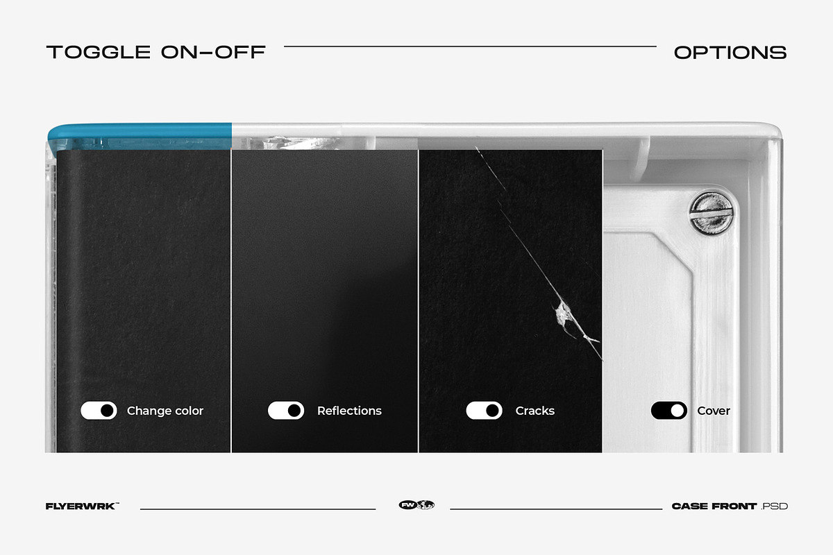 Cassette Mockup Bundle, a Product Mockup by FLYERWRK (Photo 6 of 16)
