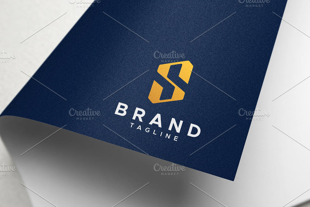 S letter unique logo design, a Branding & Logo Template by Amadul11 (Photo 3 of 4)