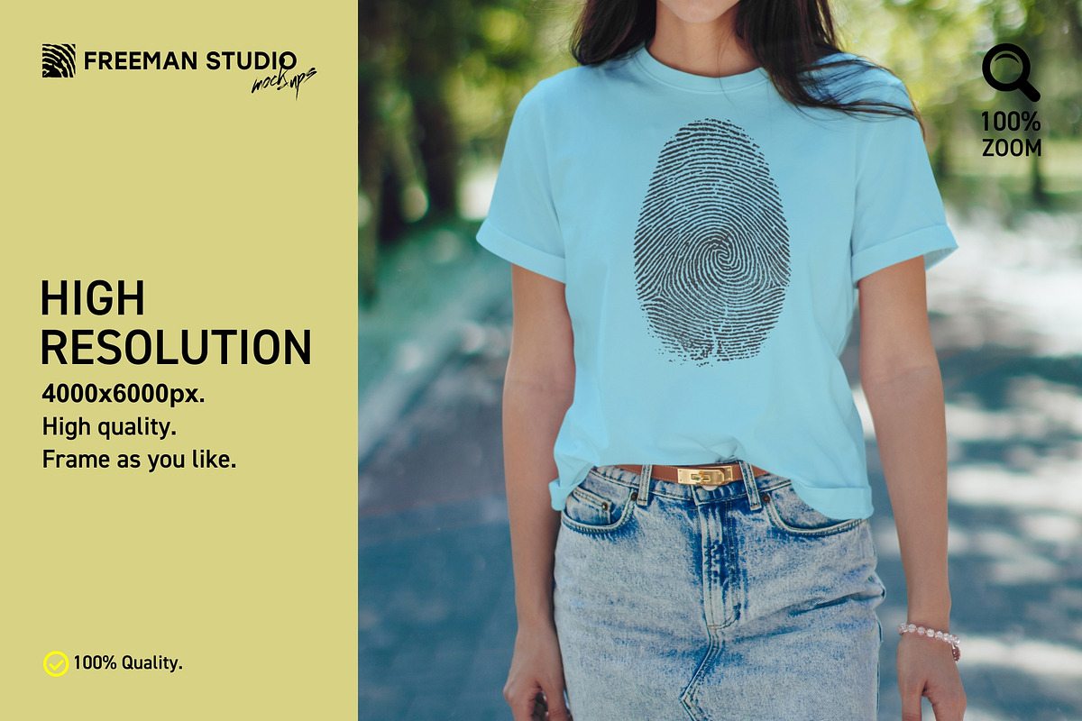 T-Shirt Mockup, a Shirt Mockup by Freeman Studio (Photo 6 of 20)