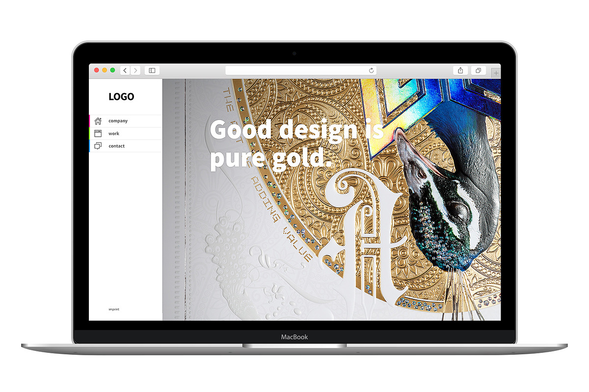 Portfolio website, a Websites & App Template by AndreasGalster (Photo 1 of 6)