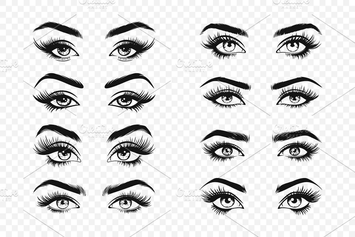 Vector Women's Eye., an Object Graphic by Gomolach (Photo 2 of 18)