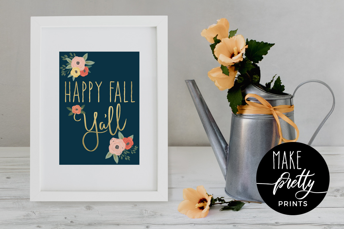 Hand Painted Fall Flowers, an Illustration by Indie Grace Design (Photo 4 of 4)