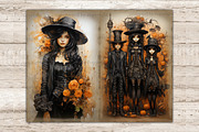Victorian Halloween Junk Journal, a Person Illustration by GlamArtZhanna (Thumbnail 2 of 9)