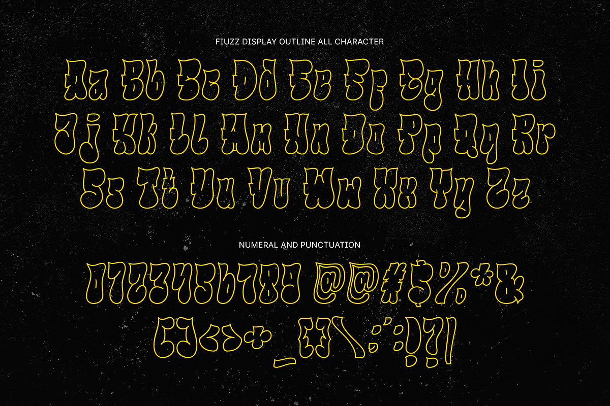 Fiuzz - Bold Bubble Graffiti Font, a Handwritten Font by Youthlabs Studio (Photo 13 of 14)