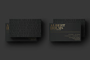 Luxury Black Business Card, a Business Card Template by Marvel (Thumbnail 2 of 5)