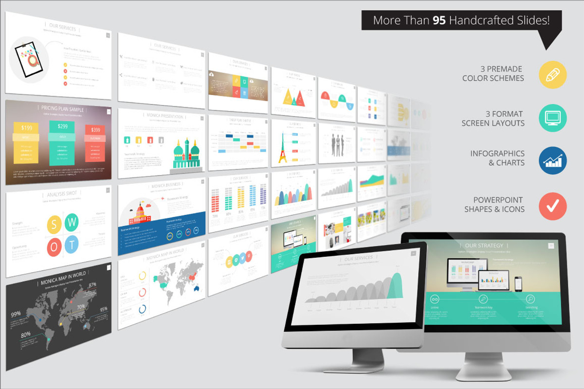 Monica Presentation Template, a Presentation Template by Rystudio (Photo 2 of 5)