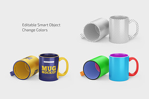 Matte Mug Mockup Set