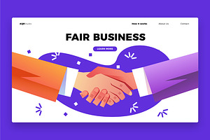 Fair Business - Banner & LandingPage