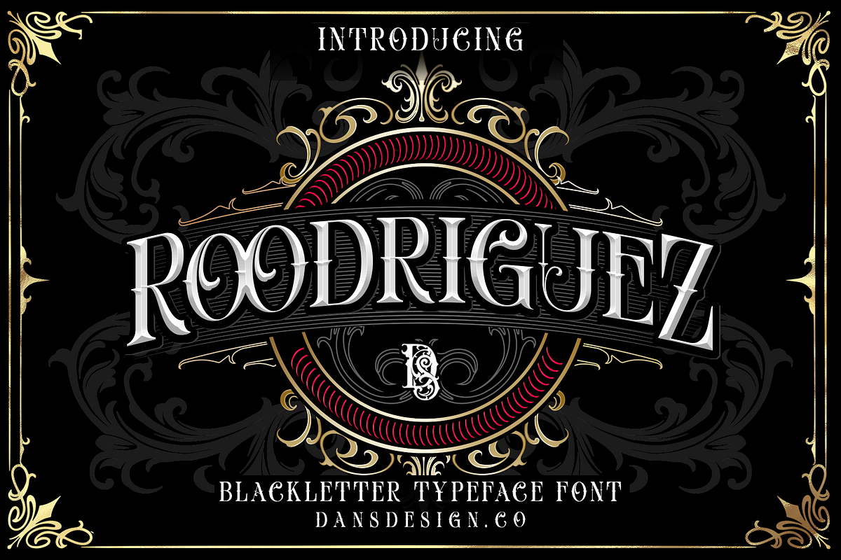 Blackletter Font Bundle #2, a Blackletter Font by dansdesign (Photo 3 of 10)