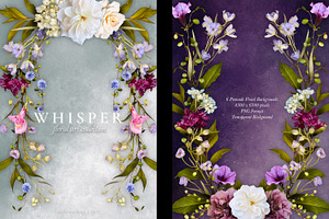 Whisper Floral Art Collection