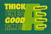 Mickon Font Family, a Sans Serif Font by Asenbayu (Thumbnail 2 of 15)