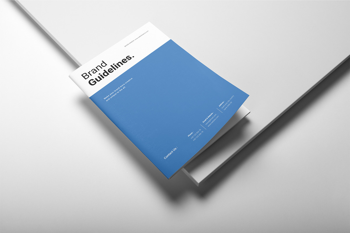 Brand Guidelines Template, a Brochure Template by DesignCrest (Photo 3 of 14)
