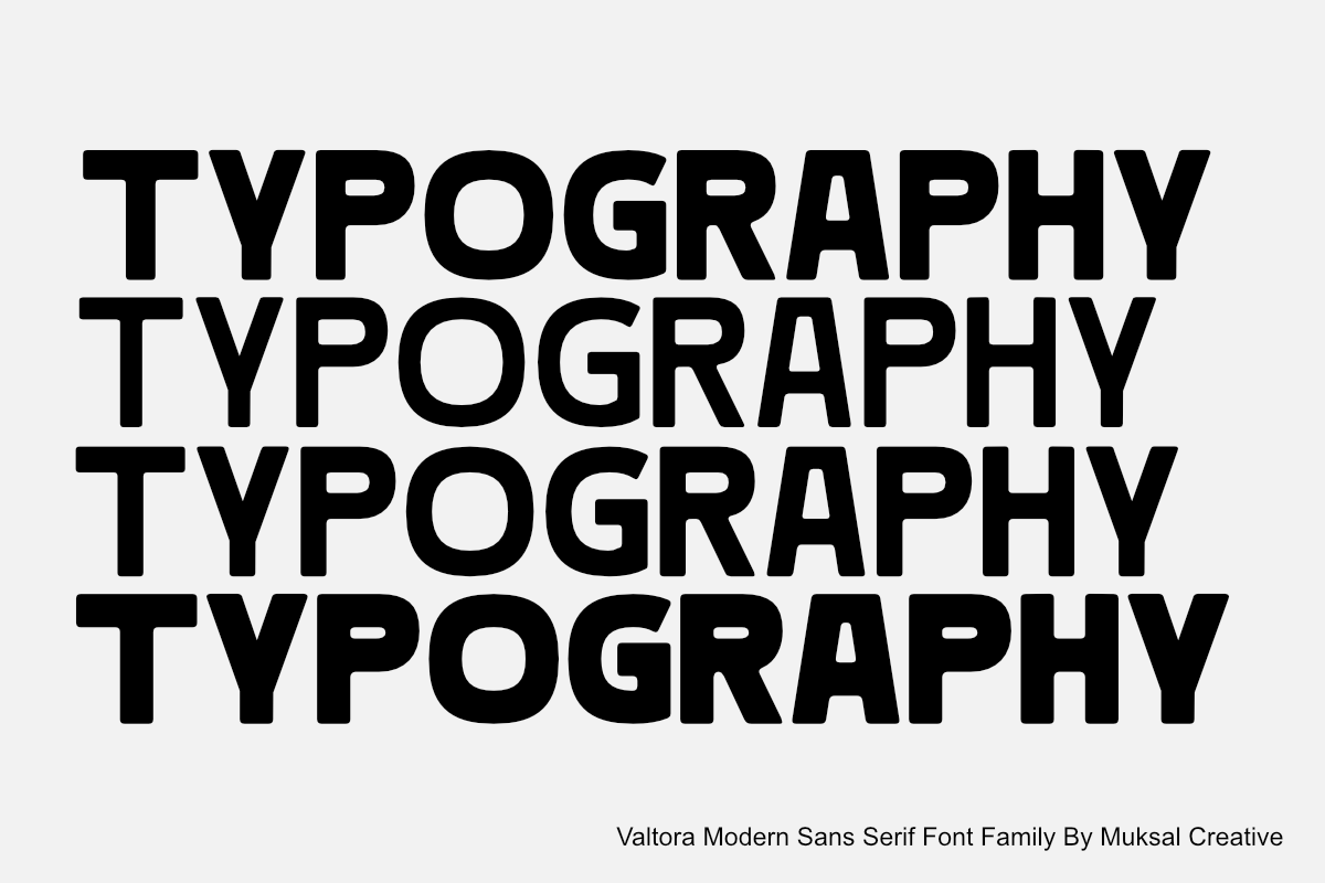 Valtora – Clean Modern Sans Serif, a Sans Serif Font by Muksal Creative (Photo 5 of 10)
