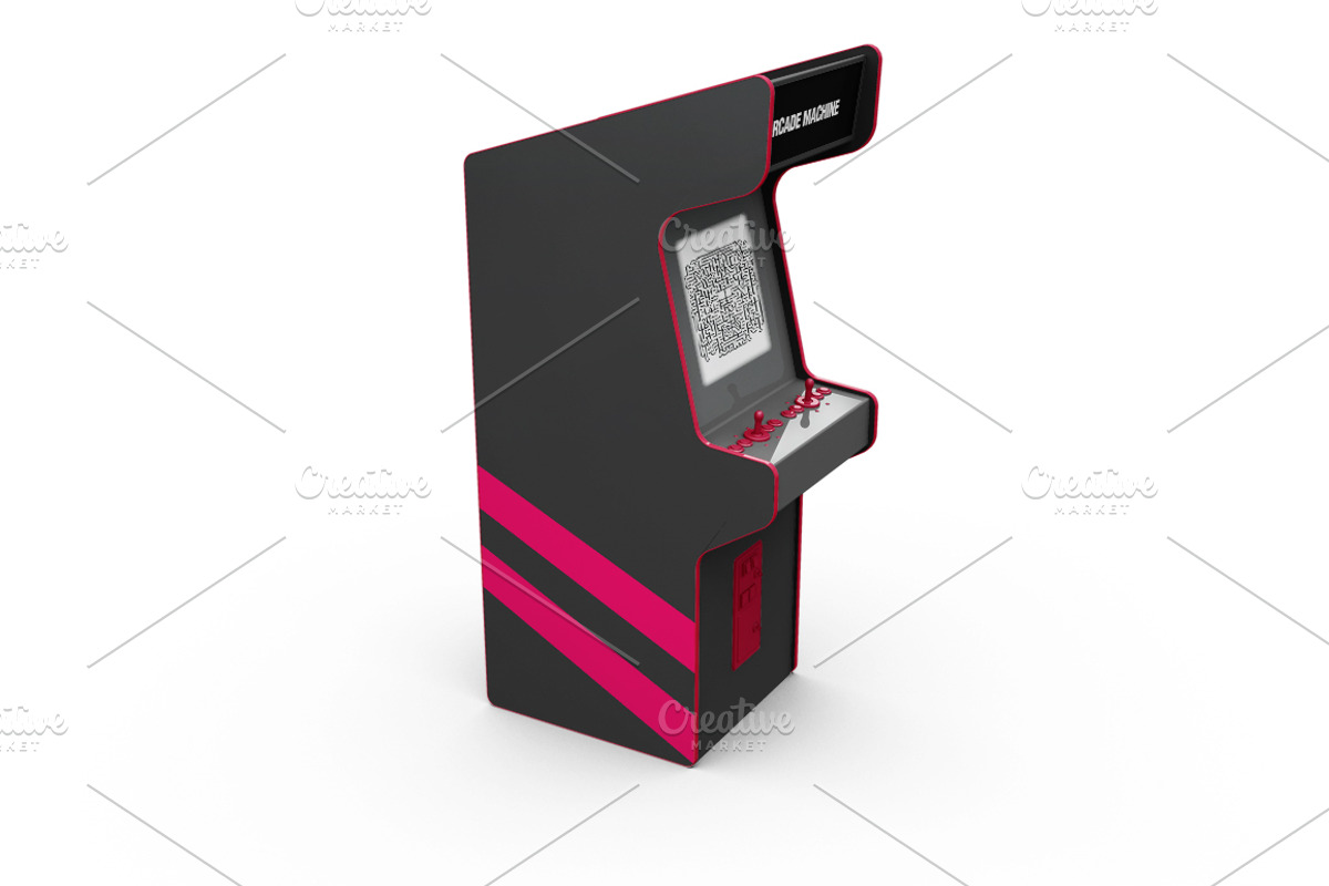 Arcade Game Machine Mockup, a Product Mockup by PixelMockup (Photo 9 of 17)