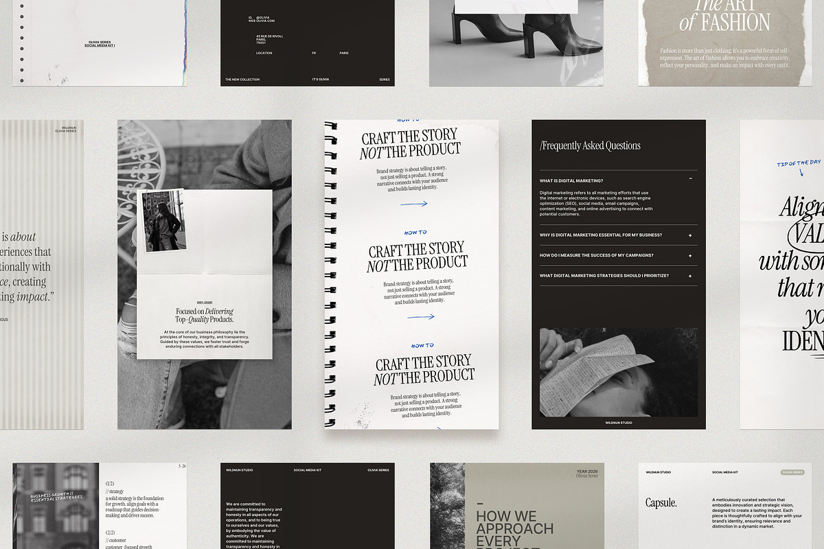 OLI / Social Media Kit (I), a Social Media Template by Wildnun Studio (Photo 9 of 16)