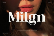 Milgn Elegant Serif Font, a Serif Font by Perfectype (Thumbnail 1 of 8)