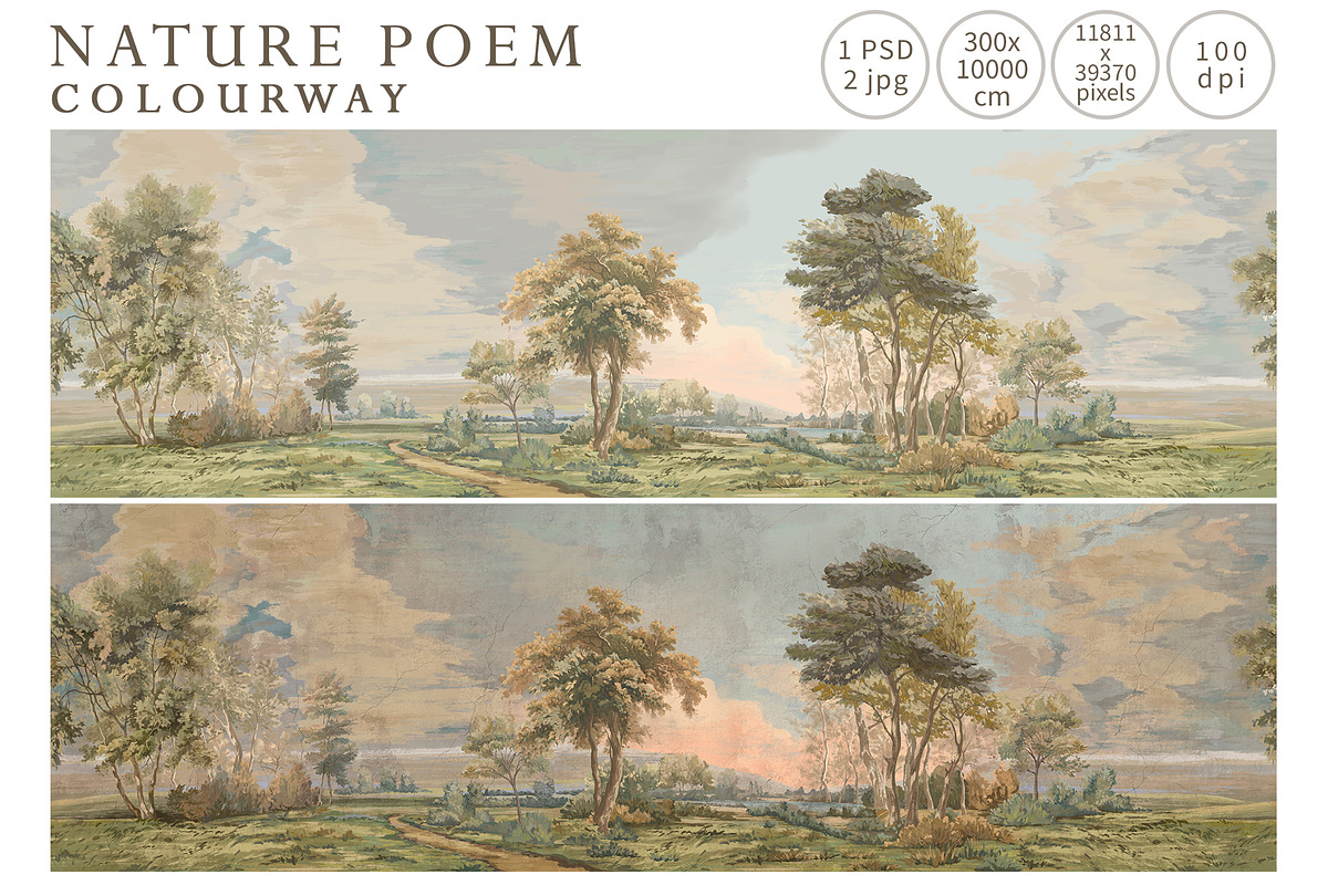 Fresco collection Nature Poem, a Wallpaper Graphic by Natalia0307 (Photo 2 of 17)