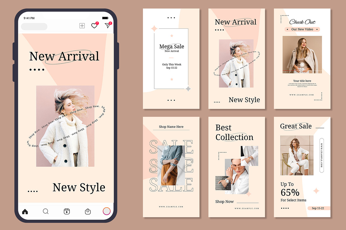 Social Media Story Layout, an UI Kit Template by CreativeShaper (Photo 1 of 4)