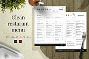 Restaurant Menu, a Flyer Template by BigWeek (Thumbnail 1 of 4)
