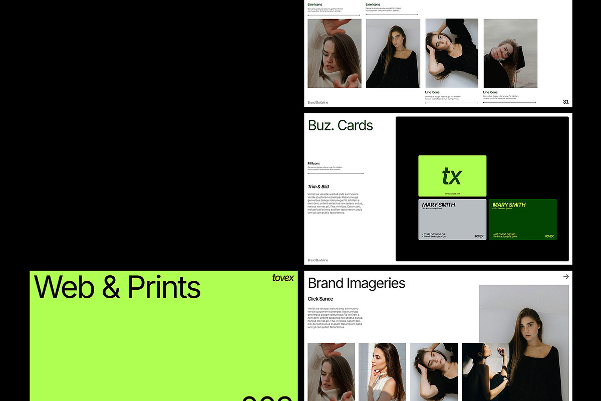 Minimal Brand Guideline - Figma, a Branding & Logo Template by Templeste (Photo 7 of 7)