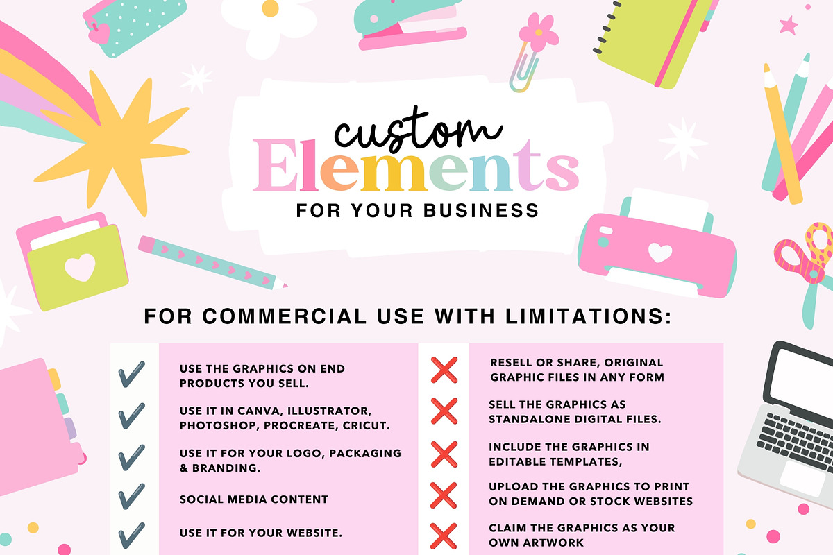 Stationery Clipart Bundle SVG, an Object Graphic by Sparkle & Speckle (Photo 4 of 4)