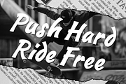 Skateride Logo Brush Font, a Font by PutraCetol Studio (Thumbnail 4 of 5)