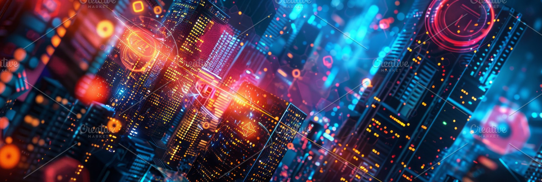 Data center concept. Big data visualization. Futuristic server room background., a Background Photo by ImageMir