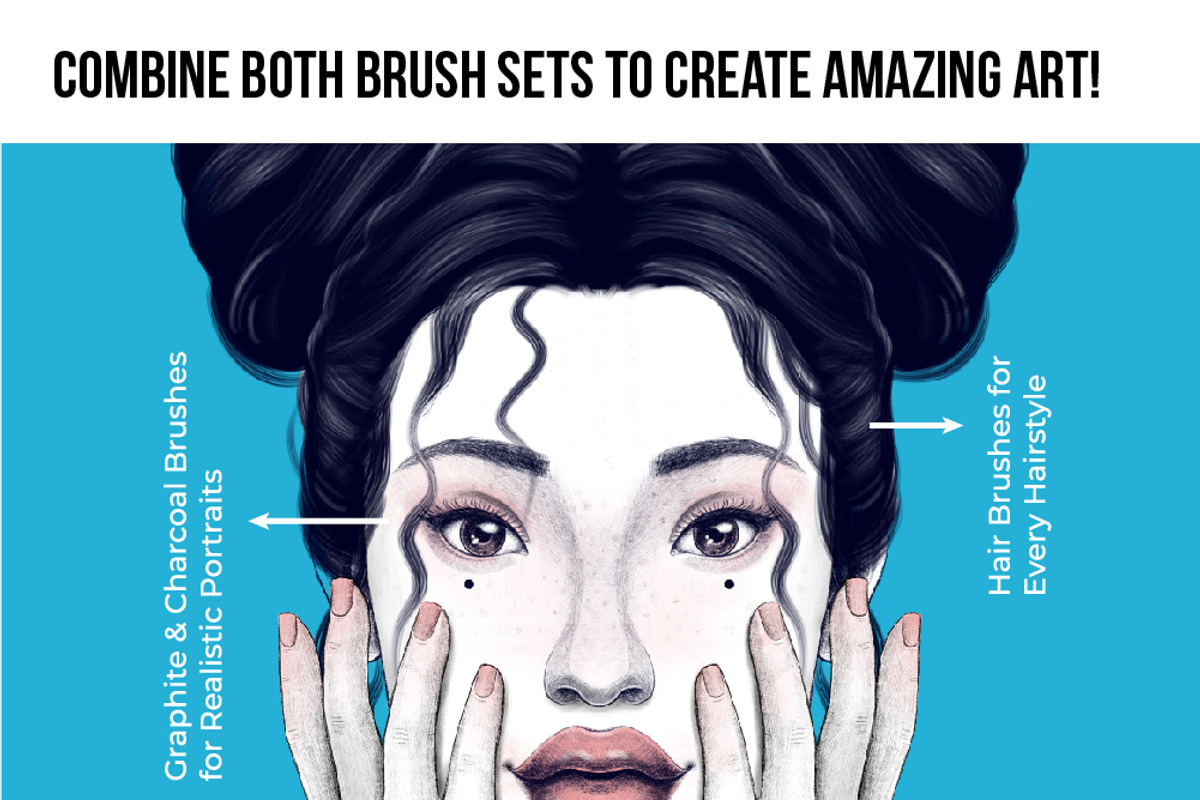 Perfect Portrait Affinity Brushes, a Brush Add-On by Riveros Illustration (Photo 7 of 11)