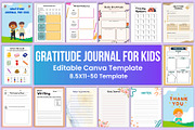 GRATITUDE JOURNAL FOR KIDS Interior, a Presentation Template by Designmela01 (Thumbnail 1 of 5)