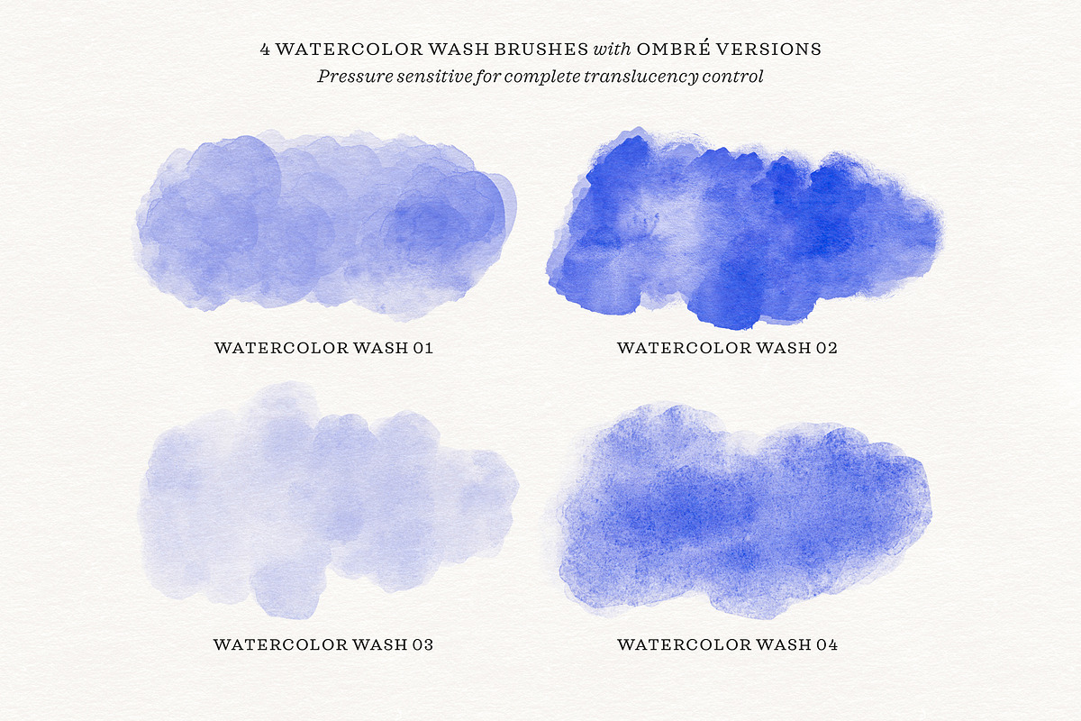 Watercolor Script Procreate Brushes, a Brush Add-On by Molly Suber Thorpe (Photo 6 of 13)
